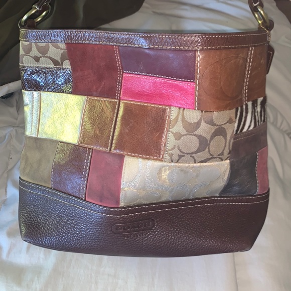 Coach Handbags - Coach patchwork bag